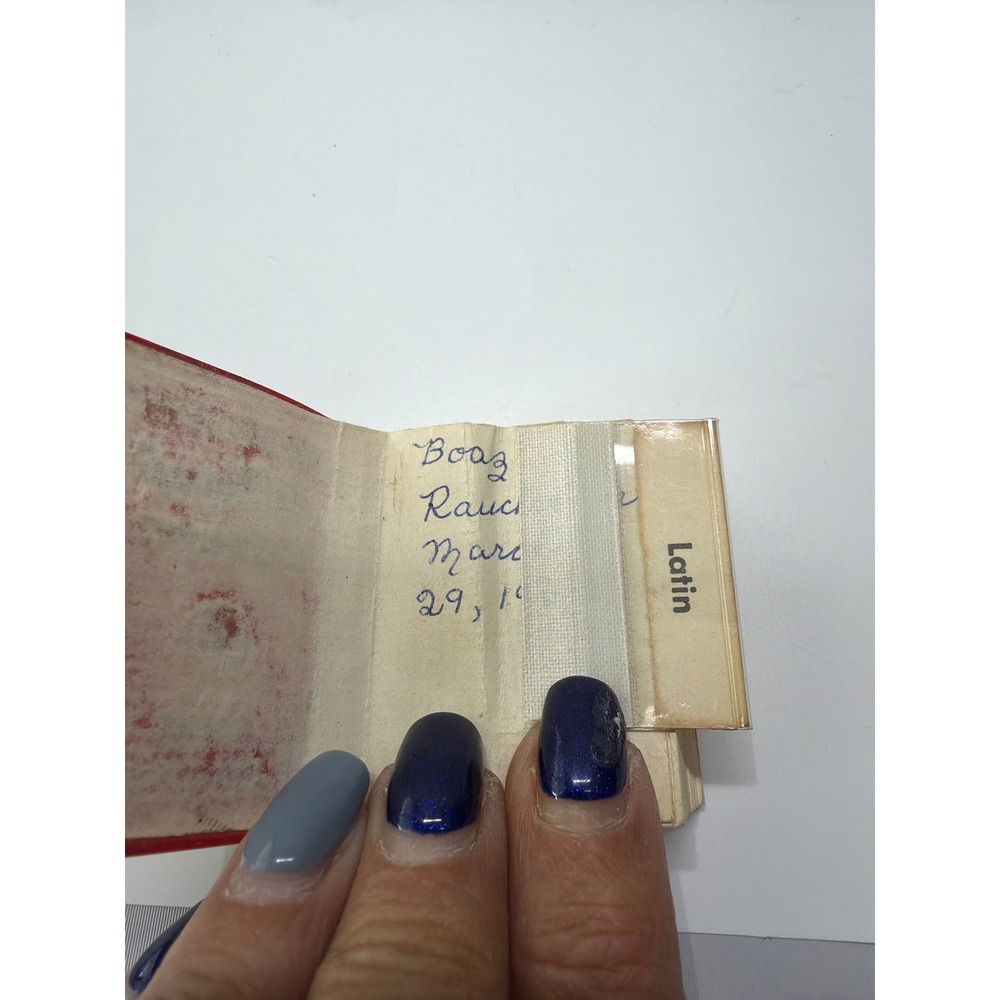 Vintage Langenscheidt Lilliput Dictionary Set Latin English French Mini Books - Picture 3 of 10